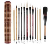 Juego de pinceles de caligrafía china, pincel profesional tradicional chino | Pinceles para dibujar, pintar y escribir, pinceles de acuarela para dibujar, pinceles Sumi-e para pintura de tinta, pincel