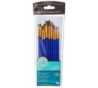 Juego de pinceles de marta cibelina de gran valor Royal and Langnickel (paquete de 10 pinceles)