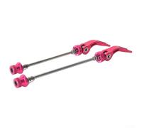 Juego de pinchos de liberación rápida para eje delantero y trasero, aleación de aluminio para pinchos CNC para carretera y plegable para cubo de bicicleta, sujetadores de rueda de diseño hueco ligero