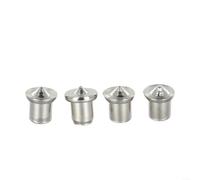Juego de pines de punto central para tacos de madera, marcador de agujeros de madera de acero y localizador central de espiga para montaje de muebles, 4 piezas (8 mm)