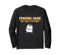 Juego de pingüino No mires al pingüino Humor divertido Manga Larga
