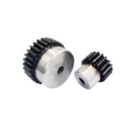 Juego de piñones, 1 unidad, módulo 1,5 = 1,5 M, 14 dientes con orificio interior de engranaje convexo/saliente de motor metálico de etapa, cremallera de 10 mm, engranajes de transmisión(8mm)