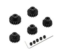 Juego de piñones de acero de metal de 3,175 mm, eje 32P, 15T, 16T, 17T, 18T, 19T, compatible con 1/10 Crawler Truck Traxxas Arrma HSP HPI AXIAL Tamiya LOSI RC Auto Mejora piezas (15T 16T 17T 18T 19T)