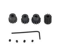 Juego de piñones para motor de coche RC 25DP M1 de 5 mm, engranajes de 12T, 13T, 14T y 15T para coche de control remoto 1/8, de acero aleado de cromo-molibdeno con tornillos de