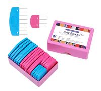 Juego de pinos de bloques de Knit Knitting Blocking Combs, 1,77 x 1,38 en 20 piezas ergonómicas, fácil de usar, herramientas esenciales para mothers, abuela, mujeres knitters, yarn Crafting, aguja