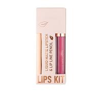 Juego de pintalabios extraíble, no pegajoso, juego de combinación de pintalabios de terciopelo, juego de maquillaje de labios integrado, resistente al agua y duradero, adecuado para labios (J, talla