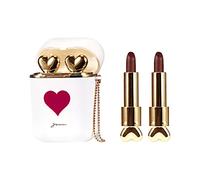 Juego de pintalabios mate de 2 colores - Innovador lápiz labial con diseño único de auriculares - Regalo creativo de maquillaje para mujeres - Lápiz labial mate de larga duración