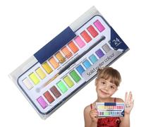 Juego de pintura ad - Pintura de acuarela profesional | Suministros de pintura no tóxica | Obras de arte de metal portátiles min-i Box Painting Art Formate | Set de colores 'agua para ad