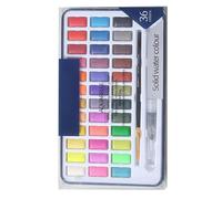 Juego de pintura ad - Pintura de acuarela profesional | Suministros de pintura no tóxica | Obras de arte de metal portátiles min-i Box Painting Art Formate | Set de colores 'agua para ad