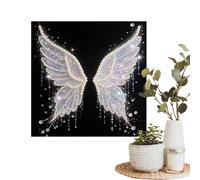 Juego de pintura con cuentas - diseño de animales de estrás para manualidades, 17,8 x 17,87 cm, proyecto de arte DIY, aplicación de diamantes de imitación brillantes, paquete creativo completo |