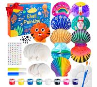 Juego de pintura de Conchas, Manualidades Niños, Pintar Kit con Conchas