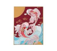 Juego de pintura de cuentas de arte con diamantes, pintura de cuentas de bricolaje con marco de color, juego de pintura de perlas de mar de ensueño para principiantes, cuadro de punto de piedras