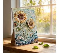 Juego de pintura de cuentas de arte de diamantes, pintura de cuentas de bricolaje con marco de color, juego de pintura de perlas de mar de ensueño para principiantes, cuadro de punto de piedras