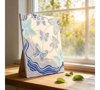 Juego de pintura de cuentas de arte de diamantes, pintura de cuentas de bricolaje con marco de color, juego de pintura de perlas de mar de ensueño para principiantes, cuadro hecho a mano para el hogar