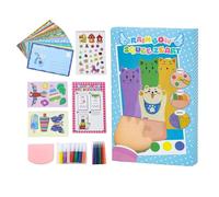 Juego de pintura de raspador para la técnica creativa de rasqueta, utensilios creativos para manualidades | Kit creativo de pintura y manualidades | para y niñas para promover el desarrollo en la