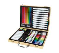 Juego De Pintura - Juego De Lápices Pasteles Al Óleo Para Colorear - Material Educativo Manualidades Con Colores Para Creatividad, Viajes, Campamentos De Verano Y Entretenimiento