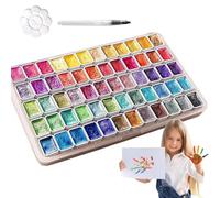 Juego de pintura perlescente con bolígrafo | de acuarelas artísticas de 60 colores, para artistas adultos y niños, arte de uñas, escuela, viajes,