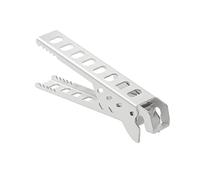 Juego de pinzas antiquemaduras, pinzas para freidora de aire, sartenes de cocina, exquisito soporte de metal para hornear, clip de mango de tazón, soporte para bandeja de horno antiquemaduras, soporte