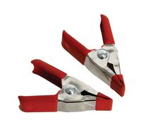 Juego de pinzas con resorte - 2' - metal - 4 uds.