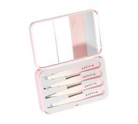 Juego de pinzas de acero inoxidable de alta precisión para tratamientos faciales, pelo que crece hacia adentro, juego de pinzas de precisión para cabello encarnado