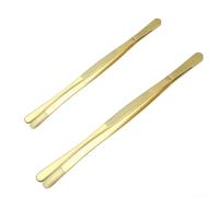 Juego de pinzas de acero inoxidable para alimentos, 25 cm y 30 cm, pinzas culinarias con mango antideslizante, resistentes para asar ensaladas, pastas y filetes (B)