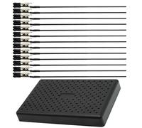 Juego de pinzas de cocodrilo de alambre de metal para manualidades para manualidades, notas, fotos, tarjetas