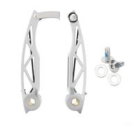 Juego de pinzas de freno en V de aluminio para bicicletas plegables de 16/20/24 pulgadas para Dahon P8 para accesorios Fnhon (plata)