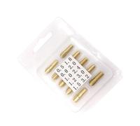 Juego de Pinzas de Latón 4, 2mm, 20 Piezas, Color Dorado