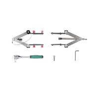 Juego de pinzas de presión de 4 vías, herramienta de impresión de 4 vías, abrazaderas ajustables para tablas de cortar, para pegar mesas, estantes, armarios y fabricación de muebles