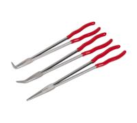 Sealey AK8576 Aguja Nariz Alicates Juego 3pc Extra Largo 400mm