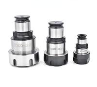 Juego de pinzas de resorte 1 PCS TC820 ER32 ER40 Máquina de roscado Portabrocas Cambiador rápido GT24 Perforación GT12 ER20 Abrazadera de mango de conexión Herramienta de fresado de torno (Tamaño: