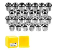 Juego de pinzas de resorte 1 pieza ER11 ER16 ER20 ER25 ER32 ER portabrocas de resorte de precisión 0.008 mm para soporte de herramientas de fresado CNC Máquina de grabado Motor de husillo Herramienta