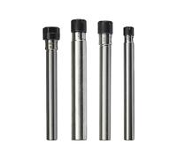 Juego de pinzas de resorte 1 soporte de portabrocas C10/C12/C16/C20/C25/C32/C40 para ER8-ER25A/ER11-32M/UM Collet 100-200L Extensión de vástago recto Herramienta de fresado de torno (tamaño: