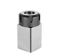 Juego de pinzas de resorte cuadrado ER25 ER32 ER40 Chuck Block de acero duro Hex ER portabrocas de resorte para torno CNC grabado máquina de corte soporte herramienta de fresado de torno (Color:
