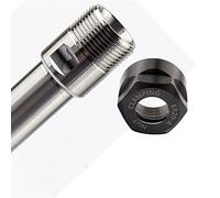 Juego de pinzas de resorte ER varilla de extensión C8 C10 C12 C16 C20 C25 Varilla de extensión de vástago recto ER11 ER16 ER20 ER25 ER32 A UM Pinza Portabrocas Herramienta de fresado de torno (Color: