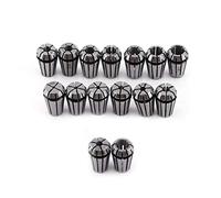 Juego de pinzas de resorte ER11 de 15 piezas 1-7mm 1/8 "1/4" para máquina de grabado CNC y herramienta de torno de fresado