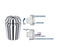 Juego de pinzas de resorte ER11 de alta precisión para fresadora CNC, máquina de grabado, soporte de herramientas de torno, 7, 13, 14, 15 unidades (7 piezas)