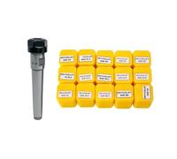 Juego de pinzas de resorte ER11 + mandril ER11 MTA1 MTA2 MTA3 MTB1 MTB2 MTB3 ER for máquina de grabado, husillo for centro de mecanizado CNC, portaherramientas(MTA1-ER11(15PCS))