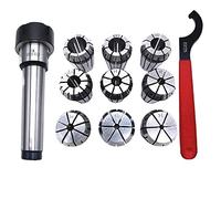 Juego de pinzas de resorte ER25 abrazaderas de resorte 9 piezas MT2 ER25 M12 1 llave ER25 1 pieza portabrocas Morse soporte cono para fresado CNC herramienta de torno herramienta de fresado de torno