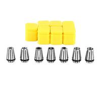 Juego de pinzas ER11 Portabrocas CNC Pinzas de acero con resorte de alta precisión para máquinas de torno fresadora CNC Material de 65 Mn de 1 mm a 7 mm Tamaño 7 piezas