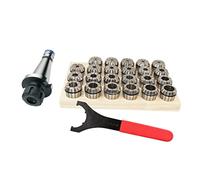 Juego de pinzas ER25 (430E) con portaalicates SK40 DIN 2080 y llave