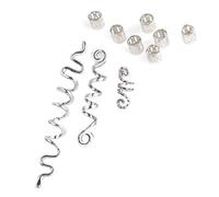 Juego de pinzas giratorias para el pelo de aleaciones de durabilidad, elegante clip de pelo único para amantes de festivales de música