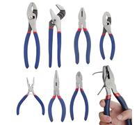 Juego de pinzas mecánicas - Kit de reparación doméstica versátil, multifunción antideslizante ergonómico para reparación de tuberías domésticas, automóviles y edificios