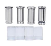 Juego de pinzas para amoladora troqueladora serie C25 de 4 piezas, pinza de sujeción de vástago recto para rectificadoras, acero con alto contenido de carbono, 4 mm, 5 mm, 6 mm, 8