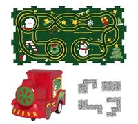 Juego de pistas de coches rompecabezas, juego de pistas de coches para niños Puzzle Racer,Coche Juguetes Pista Puzzle Vagón Ferrocarril - Juguetes para niños Pista de coches de dibujos animados, Pista