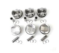 Juego de pistón y aro compatible con VW Touareg compatible con AUDI A6 A8 Q7 3.0T Conjunto de pistón 06E107065DM 06E107066DM 028PI00124000 WG1423659 Piezas de coche