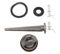 Juego de pistones de repuesto para bomba de mano tipo 75, pistón de hierro fundido con válvula de perforación, anillos de sellado y pernos, 8 cm de diámetro, kit completo de reparación para bombas de