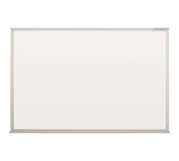 Juego de pizarra blanca tipo SP magnetoplan, chapa de acero, pintada, con bandeja