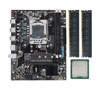 Juego de Placa Base X79 LGA 1356 con Xeon E5 2420 V2 CPU 8GB(2X4GB) DDR3 Ecc Reg Ram Nvme M.2 Sdd Mico-Atx E5-V304