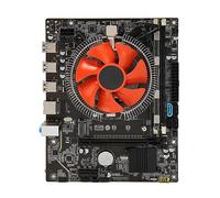Juego de Placa Base X79, Placa Base LGA 1356 8G M.2 PC1e3.0X4 DDR3 para Inter E5 2420, con Ventilador único, Tarjeta LAN Gigabit, SATA 3.0, para Computadora DIY